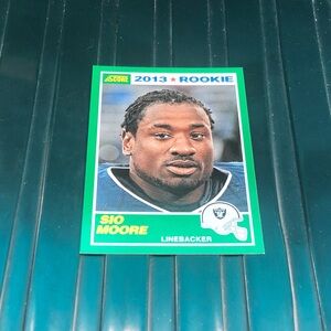 2013 Rookie Sio Moore Trading Card - Green